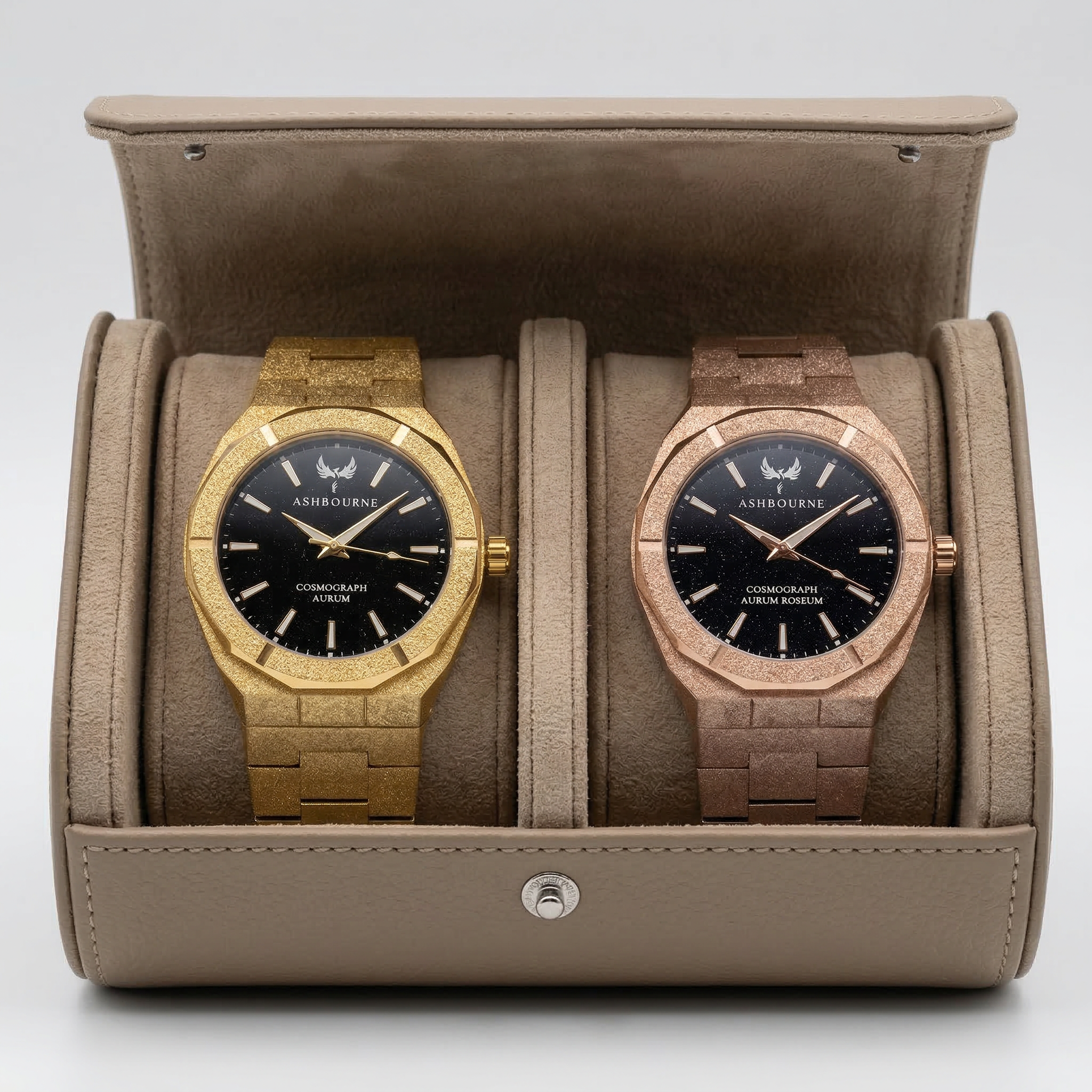 Ashbourne Cosmograph collectie herenhorloges — Argentum, Aurum, Aurum Roseum en Tenebris