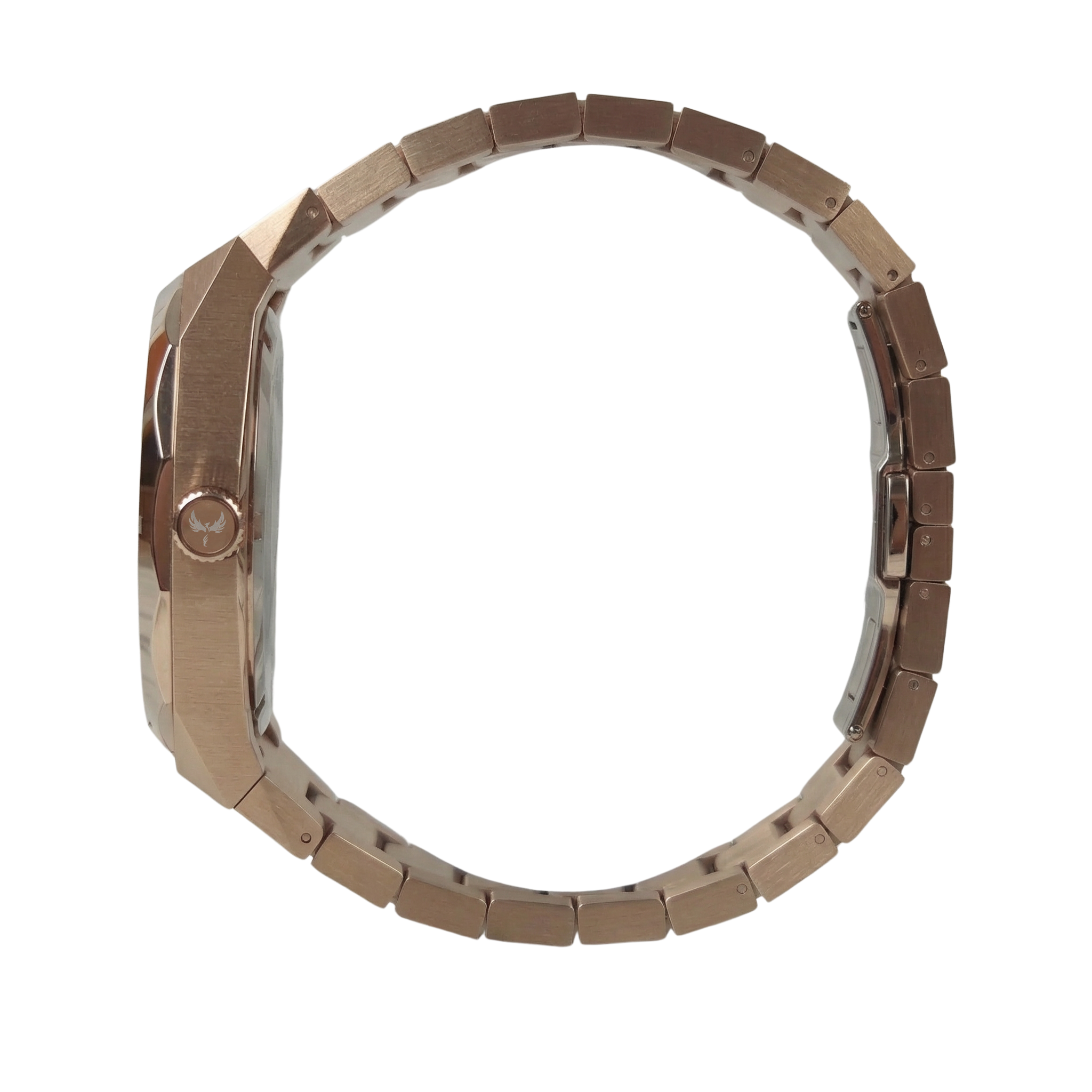 Ashbourne Aurum Roseum zijaanzicht met Ashbourne logo op de kroon