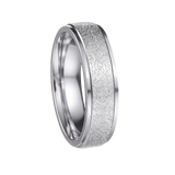 Ashbourne Halo Argentum ring in zilver met frosted afwerking close-up